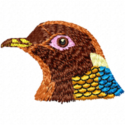 Small Birds Embroidery Design 9